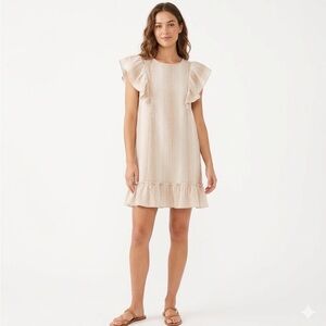 Altar'd State Sleeveless Ruffle Dress XSmall